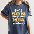 Proud Son Of 2023 Class MBA Graduate Family Graduation Women's Comfort Colors T-Shirt Denim