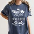 Proud Son Of a College Grad 2019 Family Graduation Shirt Women's Comfort Colors T-Shirt Denim