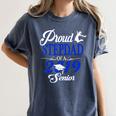 Proud STEPDAD Of A Class 2019 Senior Tshirt Graduation Women's Comfort Colors T-Shirt Denim