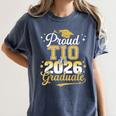 Proud TIO Of a Class Of 2026 Graduate Senior Graduation Women's Comfort Colors T-Shirt Denim