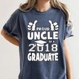 Proud Uncle Of A 2018 Graduate Senior Graduation Shirt Women's Comfort Colors T-Shirt Denim
