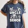 Proud Uncle Of A 2019 Senior School Graduation Shirt Women's Comfort Colors T-Shirt Denim