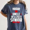 Proud Uncle Of A 2023 Senior Class Of 2023 Graduation Women's Comfort Colors T-Shirt Denim