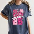 Retro Senior 2026 Coquette Bow Graduation Class Of 2026 Women's Comfort Colors T-Shirt Denim