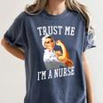 Rosie Riveter Nurse Shirt Nurse Graduation Shirt Women's Comfort Colors T-Shirt Denim