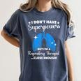 RT School Graduation Respiratory Therapist Women's Comfort Colors T-Shirt Denim