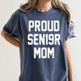 SEN19R Mom Shirt Senior Grad 2019 Graduation Party T-Shirt Women's Comfort Colors T-Shirt Denim
