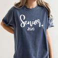 Senior 2020 Class Of 2020 Graduation Women Her Girl Women's Comfort Colors T-Shirt Denim