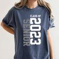 Senior 2023 Senior 23 Senior Class Of 2023 Graduation Done Women's Comfort Colors T-Shirt Denim