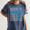 Senior 2024 Graduation Class Of 2024 Senior Boys Girls Women's Comfort Colors T-Shirt Denim