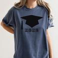 SENIOR 2025 Cute Graduation Class Of 2025 Graduate Women's Comfort Colors T-Shirt Denim