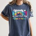 Senior 2025 Graduation My Last First Day Of Class Of 2025 Women's Comfort Colors T-Shirt Denim