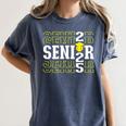 Senior 2025 Softball Class Of 2025 Graduation Women's Comfort Colors T-Shirt Denim