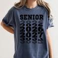Senior 2026 2027 Class Of Graduation Women's Comfort Colors T-Shirt Denim