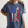 Senior 2026 Baseball American Flag Class Of 2026 Graduation Women's Comfort Colors T-Shirt Denim