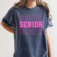 Senior 2026 Class Of 2026 Boys Girls Matching Graduation Women's Comfort Colors T-Shirt Denim