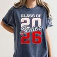 Senior 2026 Class Of 2026 Graduation 2026 Senior 26 Graduate Women's Comfort Colors T-Shirt Denim