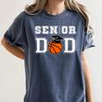 Senior 2026 Dad Basketball Graduation Women's Comfort Colors T-Shirt Denim