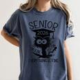 Senior 2026 High School College Graduation Year Class Of 26 Women's Comfort Colors T-Shirt Denim