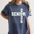Senior 2026 Soccer Player Class Of 2026 Senior Graduation Women's Comfort Colors T-Shirt Denim