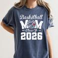 Senior Basketball Mom Class Of 2026 Graduation Premium Tri-Blend Women's Comfort Colors T-Shirt Denim