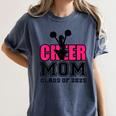Senior Cheerleader Mom Cheer Class Of 2025 Graduation Women Women's Comfort Colors T-Shirt Denim