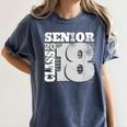 Senior Class Of 2018 T Shirt High School Graduation Women's Comfort Colors T-Shirt Denim