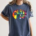 Senior Class Of 2019 Boho Tie Dye Graduation Women's Comfort Colors T-Shirt Denim