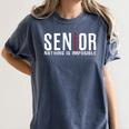 Senior Class 2019 T Shirt Graduation Graduate Tshirt Women's Comfort Colors T-Shirt Denim