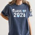 Senior Class Of 2021 Grad Shirt 2021 Graduation Women's Comfort Colors T-Shirt Denim