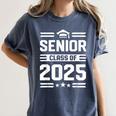 Senior Class Of 2025 Shirt High School Graduation 2025 Women's Comfort Colors T-Shirt Denim