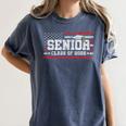 Senior Class 2026 Graduation American Flag Senior 2026 Women's Comfort Colors T-Shirt Denim
