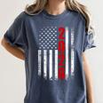 Senior Class Of 2026 Patriotic American USA Flag Graduation Women's Comfort Colors T-Shirt Denim