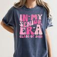 In My Senior Era Class Of 2026 Retro Senior 2026 Graduation Women's Comfort Colors T-Shirt Denim