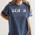 Senior Grad Shirt-Senior Class Of 2019 Graduation Shirt Women's Comfort Colors T-Shirt Denim