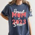 Senior Graduation Class Of 2023 Proud Mom Of 2023 Senior Women's Comfort Colors T-Shirt Denim