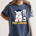 Senior Graduation TShirt 2019 Got My Dip-Llama Diploma Shirt Women's Comfort Colors T-Shirt Denim