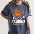 Senior Grandma Class Of 2026 Basketball Graduation Heart Women's Comfort Colors T-Shirt Denim