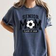Senior Mom 2025 Soccer Mom Class Of 2025 Graduation Women's Comfort Colors T-Shirt Denim