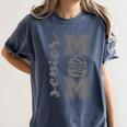 Senior Mom 2026 Wrestling Athlete Proud Parent Graduation Women's Comfort Colors T-Shirt Denim