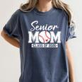 Senior Mom Class Of 2026 Baseball Mom Graduation Women's Comfort Colors T-Shirt Denim