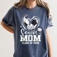 Senior Mom Class Of 2026 Soccer Graduation Heart Women's Comfort Colors T-Shirt Denim