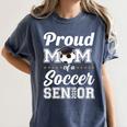 Senior Mom Class Of 2026 Soccer Mom Graduation Women's Comfort Colors T-Shirt Denim