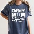 Senior Mom Squad Baseball Class Of 2023 Graduation Women's Comfort Colors T-Shirt Denim