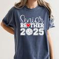 Senior Volleyball Brother 2025 Class Of 2025 Graduation Women's Comfort Colors T-Shirt Denim