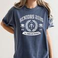 Seniors Class Of 2026 Christian Graduation Religious Grad Women's Comfort Colors T-Shirt Denim