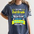 So Long 2nd Grade Here I Come 3rd Grader Graduation Women's Comfort Colors T-Shirt Denim