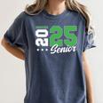 Soccer Senior Night Soccer Senior 2025 Graduation 44 Women's Comfort Colors T-Shirt Denim