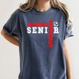 Soccer Senior Night Soccer Senior 2025 Graduation 5 Women's Comfort Colors T-Shirt Denim