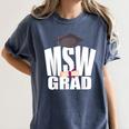 Social Work MSW Graduation Masters Degree Worker 2020 Women's Comfort Colors T-Shirt Denim